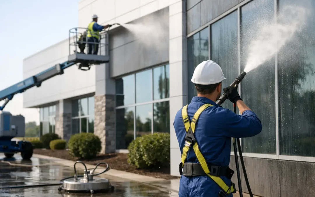 Commercial Exterior Cleaning That Protects Premises