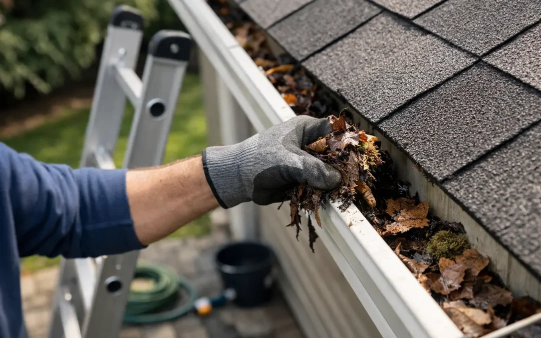 How to Clear Blocked Gutters Safely at Home