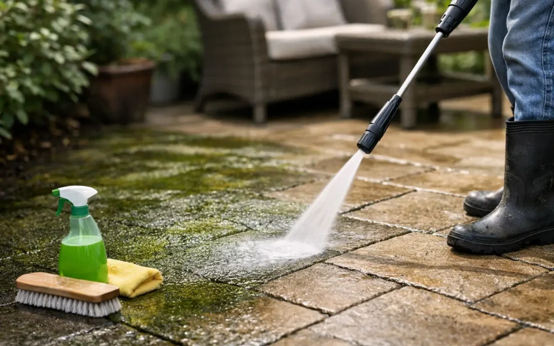 How to Remove Patio Algae Without Damage