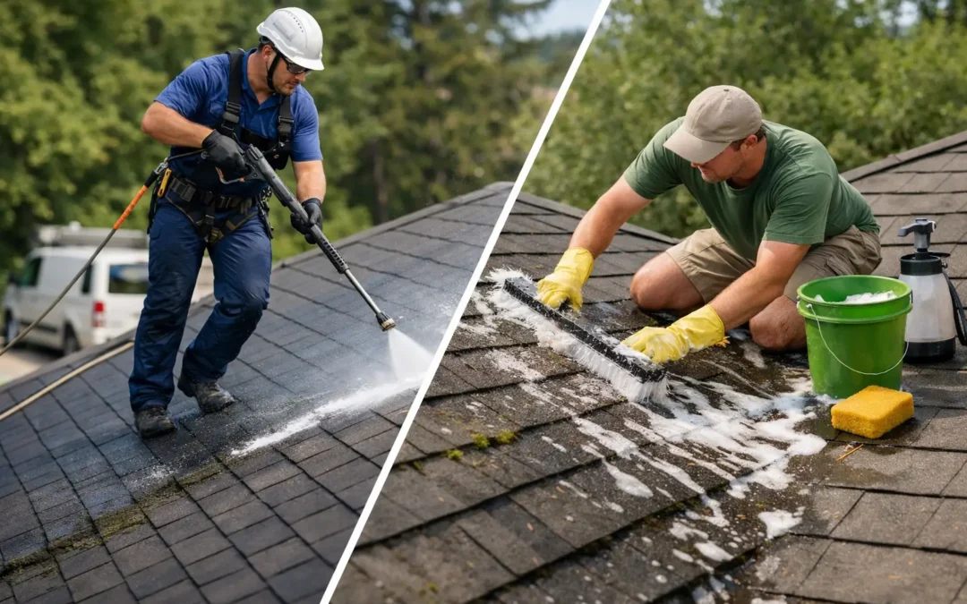 Professional Versus DIY Roof Cleaning: What Pays?