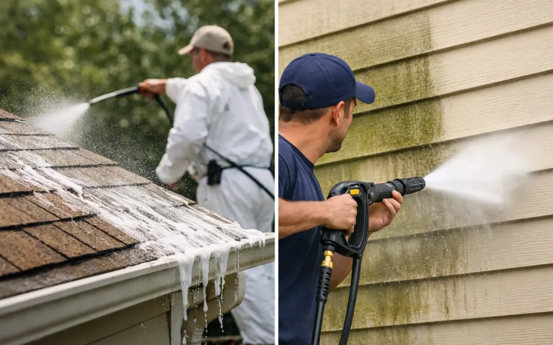 Soft Washing Versus Pressure Washing Explained