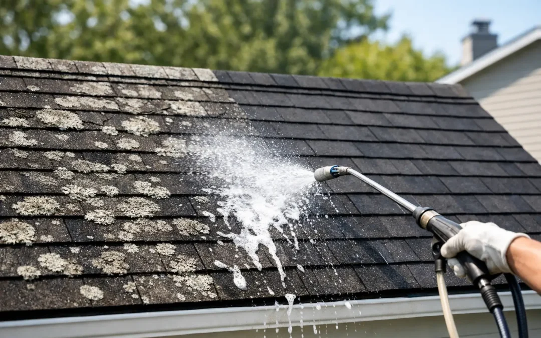 Can Soft Washing Remove Lichen From Roofs?